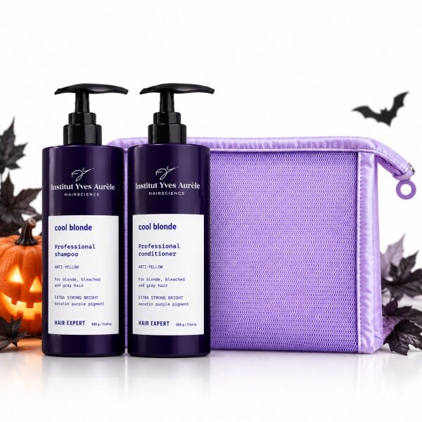 Coffret de soins capillaires Cool Blonde + Trousse de toilette OFFERTE